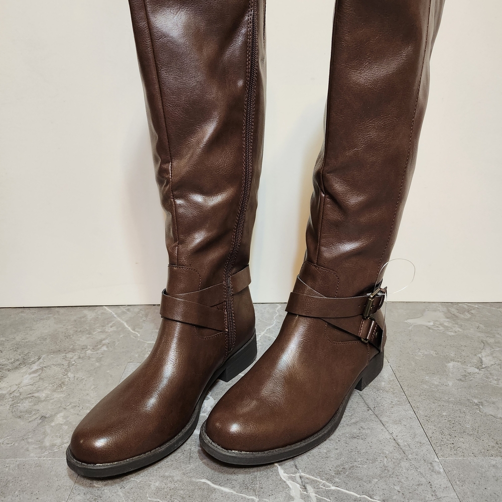 Style & Co. Cognac Marliee Knee High Boots